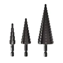 3Pcs HSS Drill Bit 4-32mm 4-20mm 4-12mm Straight Groove Step Cone Drilling Tools Wood Metal Hole Cutter
3Pcs HSS Drill Bit 4-32mm 4-20mm 4-12mm Straight Groove Step Cone Drilling Tools Wood Metal Hole Cutter