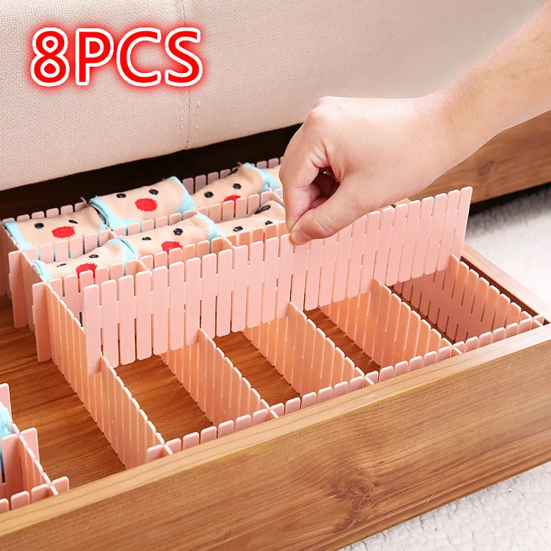 8pcs DIY Plastic Grid Drawer Divider Household Storage Organizer Thickening Housing Spacer Sub-grid Finishing Shelves for Home
8pcs DIY Plastic Grid Drawer Divider Household Storage Organizer Thickening Housing Spacer Sub-grid Finishing Shelves for Home