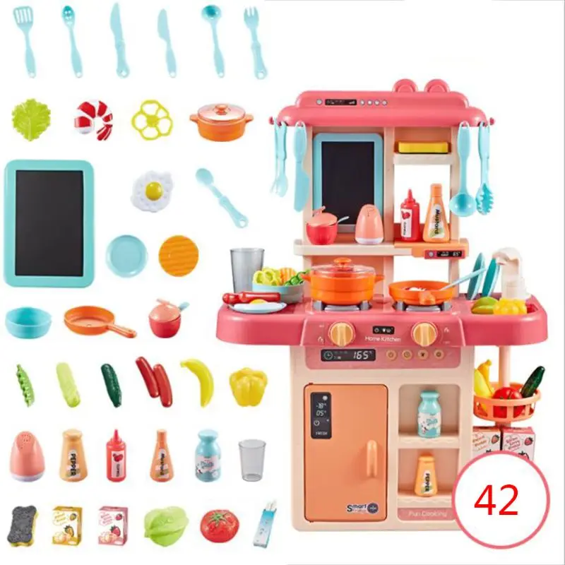 New 42 Pcs/Set Spray Water Dinnerware Children's Toys Cooking Table Set Simulation Kitchen Toy Baby Pretend Play Toy
New 42 Pcs/Set Spray Water Dinnerware Children's Toys Cooking Table Set Simulation Kitchen Toy Baby Pretend Play Toy