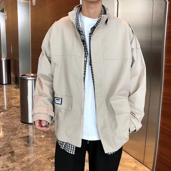 Spring and Autumn Ins Retro Solid Color Tooling Jacket Male Korean Version of The Trend of Loose Youth Wild Casual Wear Jacket
Spring and Autumn Ins Retro Solid Color Tooling Jacket Male Korean Version of The Trend of Loose Youth Wild Casual Wear Jacket