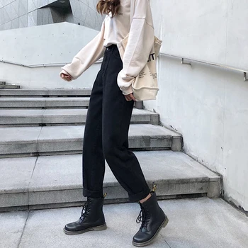 High Waist Jeans Women Spring Autumn Casual Skinny Pencil Jeans Korean Ladies Black Denim Pants Female Cotton Straight Trousers
High Waist Jeans Women Spring Autumn Casual Skinny Pencil Jeans Korean Ladies Black Denim Pants Female Cotton Straight Trousers