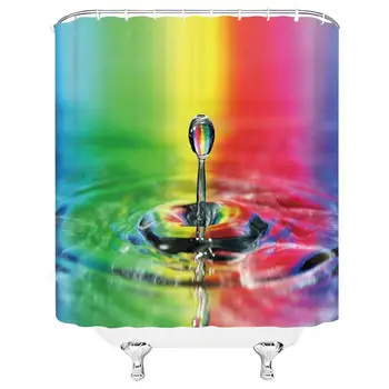 Colorful Shower Curtain Sets Water Drop Creative Design Rainbow Background Cloth Fabric Polyester Bathroom Decoration 70×70 Inch
Colorful Shower Curtain Sets Water Drop Creative Design Rainbow Background Cloth Fabric Polyester Bathroom Decoration 70×70 Inch