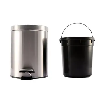 3L/5L/7L/12L Creative Simple Round Trash Can Stainless Steel Pedal Type Garbage Bin 
3L/5L/7L/12L Creative Simple Round Trash Can Stainless Steel Pedal Type Garbage Bin