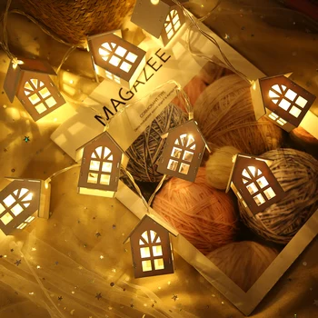 1.5m 10LED Garland Wood House String LED Room Decor String Lamp Wedding Party Holiday Fairy Lights Novelty Night Light Lamp 
1.5m 10LED Garland Wood House String LED Room Decor String Lamp Wedding Party Holiday Fairy Lights Novelty Night Light Lamp