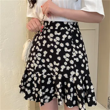 Women Fashion High Waist Daisy Skirt for Women Sweet Flower Half-length Skirt Sweet Printed Beach A Short Mini Skirts
Women Fashion High Waist Daisy Skirt for Women Sweet Flower Half-length Skirt Sweet Printed Beach A Short Mini Skirts