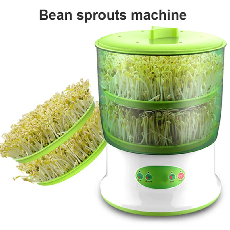 220V Home Use Intelligence Bean Sprouts Machine Large Capacity Thermostat Green Seeds Growing Automatic Bean Sprout Machine
220V Home Use Intelligence Bean Sprouts Machine Large Capacity Thermostat Green Seeds Growing Automatic Bean Sprout Machine