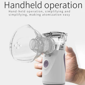 Nebulizer Ultrasonic Atomization 1-5 μm with Mouthpiece Mask High-efficiency Handheld Compression Atomizer Adult Phlegm Cough
Nebulizer Ultrasonic Atomization 1-5 μm with Mouthpiece Mask High-efficiency Handheld Compression Atomizer Adult Phlegm Cough