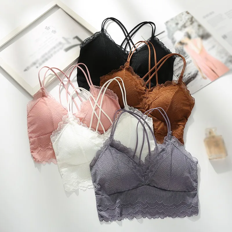 Sexy Bralette Female Wireless Bra Seamless Lingeries Women Lace Bras Beauty Back Underwear
Sexy Bralette Female Wireless Bra Seamless Lingeries Women Lace Bras Beauty Back Underwear
