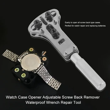 Waterproof 18 Pins Replaceabl Parts with Steel Watch Back Case Opener Adjustable Screw Back Remover Wrench Repair Tool Sets#2
Waterproof 18 Pins Replaceabl Parts with Steel Watch Back Case Opener Adjustable Screw Back Remover Wrench Repair Tool Sets#2