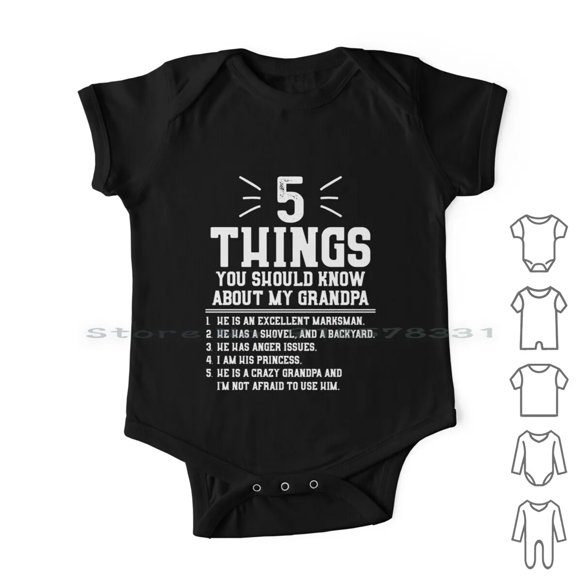 

5 Things You Should Know About My Grandpa Newborn Baby Clothes Rompers Cotton Jumpsuits Family Funny Grandpa Scary Grandpa