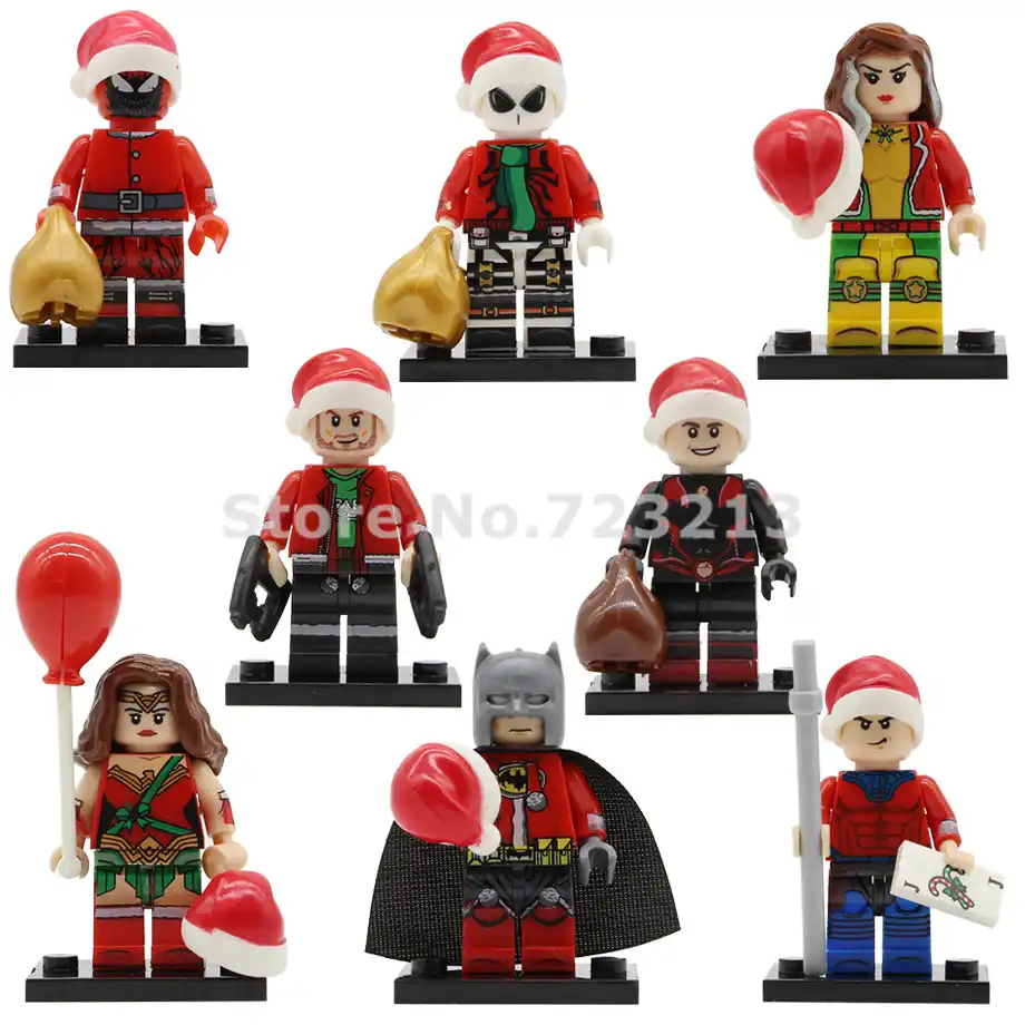 christmas halloween figures santa claus grinch deadpool darth
