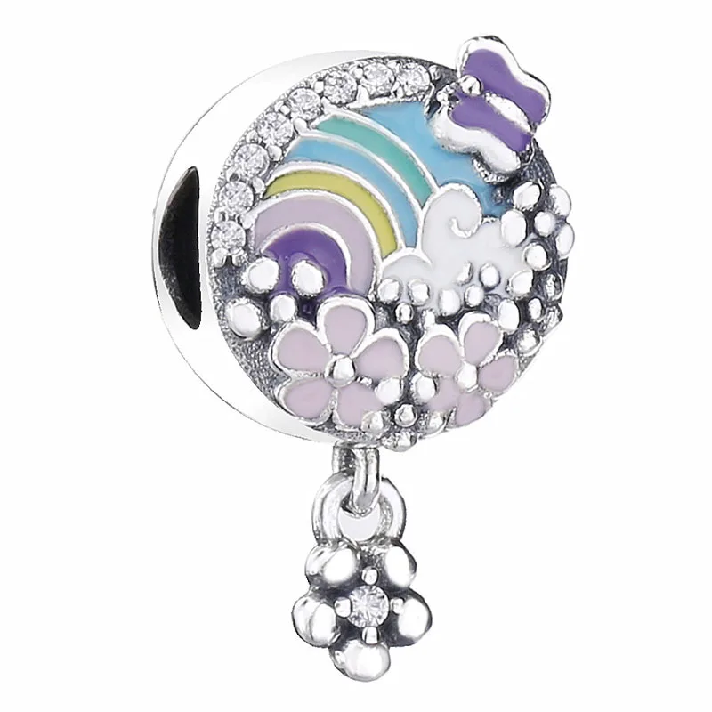 New 925 Sterling Silver Charm Rainbow With Flowers Meadow Flower Colour Story Pendant Beads Fit Pandora Bracelet Diy Jewelry
New 925 Sterling Silver Charm Rainbow With Flowers Meadow Flower Colour Story Pendant Beads Fit Pandora Bracelet Diy Jewelry