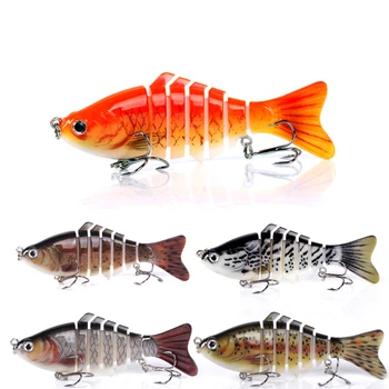 3pcs 10cm 15.6g Multi Jointed Sections Fishing Lure Minnow Hard Bait Swimbait Wobblers Artificial Crankbait Fishing Tackles 
3pcs 10cm 15.6g Multi Jointed Sections Fishing Lure Minnow Hard Bait Swimbait Wobblers Artificial Crankbait Fishing Tackles