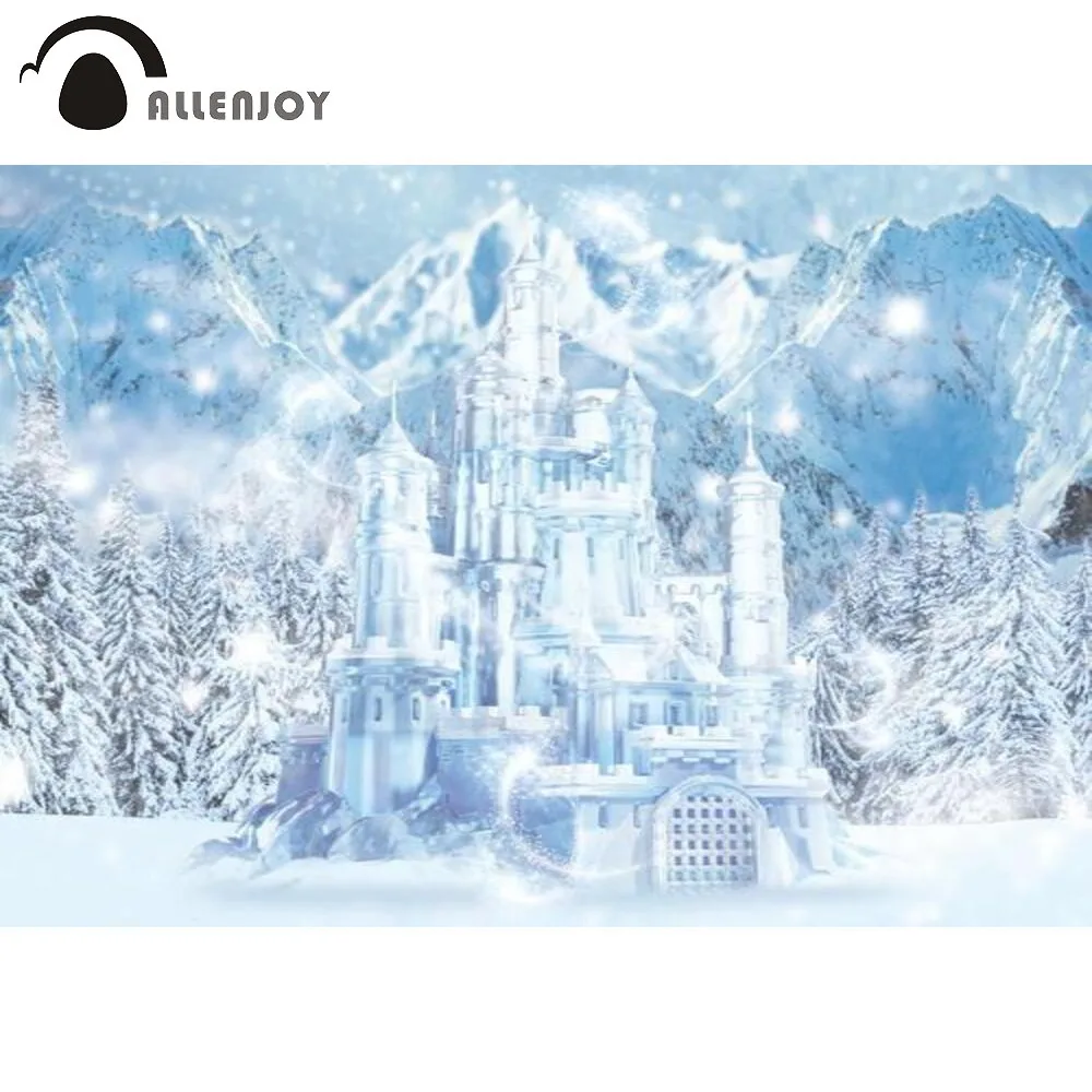 Allenjoy Winter Background Frozen Castle Happy New Year White Snow Forest Mountain Christmas Birthday Party Backdrop Photophones
Allenjoy Winter Background Frozen Castle Happy New Year White Snow Forest Mountain Christmas Birthday Party Backdrop Photophones