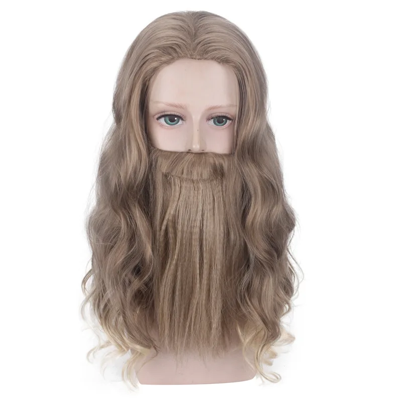 Thor Avengers 4 Endgame Loki Costume Fat Thor Cosplay Wig with Beard Heat Resistant Synthetic Hair Halloween Cosplay Wig + Cap
Thor Avengers 4 Endgame Loki Costume Fat Thor Cosplay Wig with Beard Heat Resistant Synthetic Hair Halloween Cosplay Wig + Cap