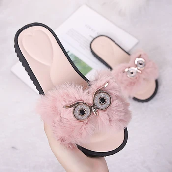 Summer Women Fur Slippers Cute Animal Woman Flat Shoes Fashion Ladies Slides Non Slip Comfortable Furry Female Shoes Western
Summer Women Fur Slippers Cute Animal Woman Flat Shoes Fashion Ladies Slides Non Slip Comfortable Furry Female Shoes Western