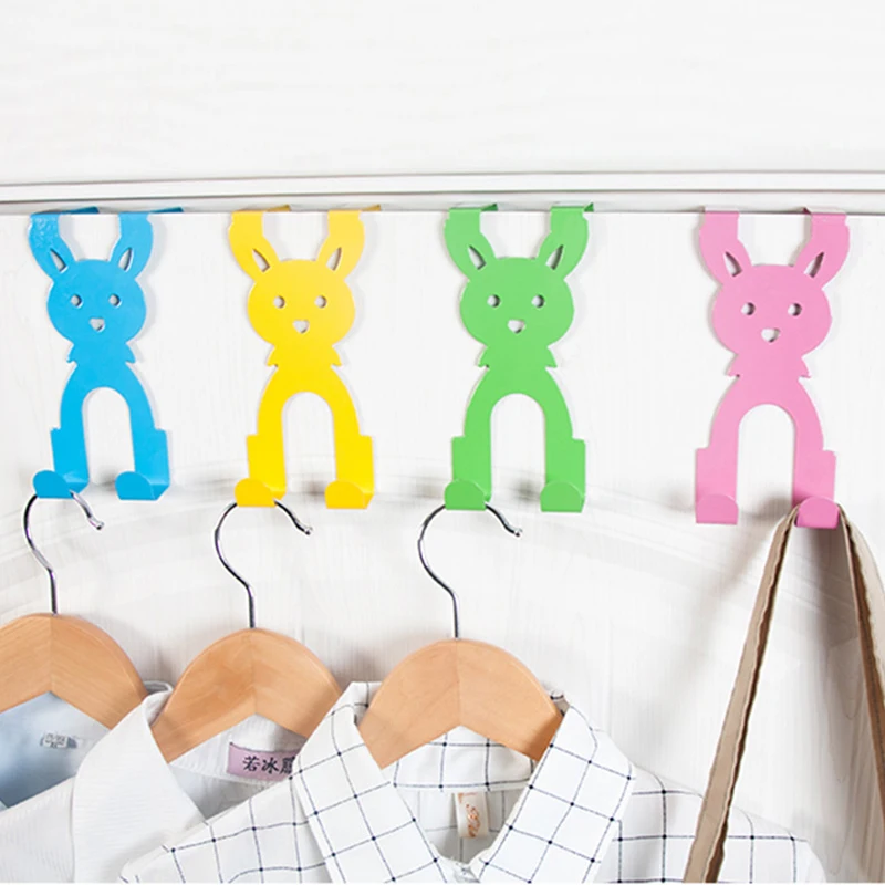 Wrought Iron Door Hook Cartoon Hangers Tidy Door Back Hook Rack Home Clothes And Hats Multifunction Storage Nail-Free Household 
Wrought Iron Door Hook Cartoon Hangers Tidy Door Back Hook Rack Home Clothes And Hats Multifunction Storage Nail-Free Household