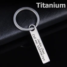 Titanium Drive Safe Custom Lettering Anti-lost Car Keychians Card Trinket Key Rings Holder for Ultra Durable Christmas Gifts
Titanium Drive Safe Custom Lettering Anti-lost Car Keychians Card Trinket Key Rings Holder for Ultra Durable Christmas Gifts