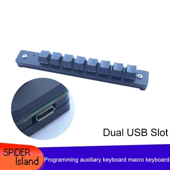 Dual USB Type C slot Programming Auxiliary kKeyboard Macro Keyboard Mechanical Programmable
Dual USB Type C slot Programming Auxiliary kKeyboard Macro Keyboard Mechanical Programmable