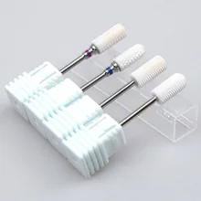 קרמיקה נייל מקדח קרמיקה Cutters עבור מניקור מכונת זרבובית עבור מניקור חשמלי כרסום קאטר לציפורני כלי(China)