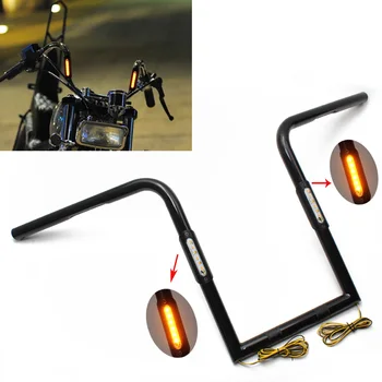 Motorcycle Black Iron 25mm 14" High Bar Handlebar +LED Turn Signal Light For Harley Sportster Honda Chopper Bobber Cafe Racer
Motorcycle Black Iron 25mm 14" High Bar Handlebar +LED Turn Signal Light For Harley Sportster Honda Chopper Bobber Cafe Racer