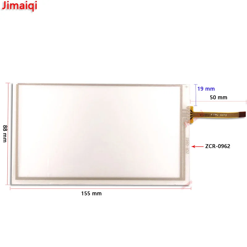 6.2 inch 4 wire resistive touch screen ZCR-0962 for lcd HSD062IDW1 -A00, A01 ,A02 Tablet DVD navigation screen 155*88mm
6.2 inch 4 wire resistive touch screen ZCR-0962 for lcd HSD062IDW1 -A00, A01 ,A02 Tablet DVD navigation screen 155*88mm