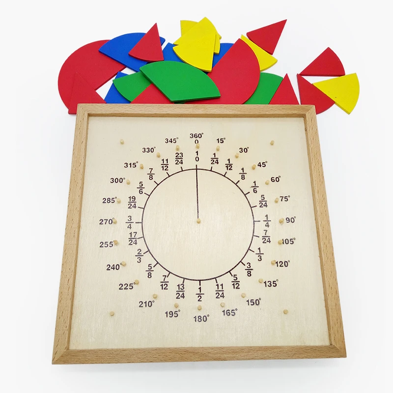 JaheerToy Montessori Educational Toy Children's Toys Mathematics Teaching Aid Fractional Plate Circumference Ratio Wood
JaheerToy Montessori Educational Toy Children's Toys Mathematics Teaching Aid Fractional Plate Circumference Ratio Wood