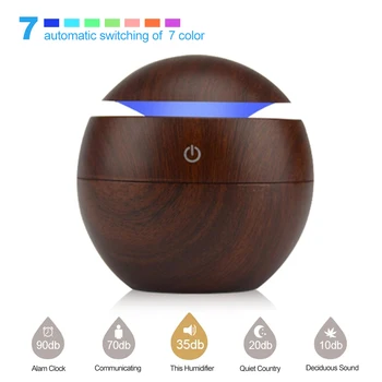 130ML USB Air Humidifier Aromatherapy Diffuser 5V 3W Home Silent Aromatherapy Machine Humidifier With Colorful Light
130ML USB Air Humidifier Aromatherapy Diffuser 5V 3W Home Silent Aromatherapy Machine Humidifier With Colorful Light