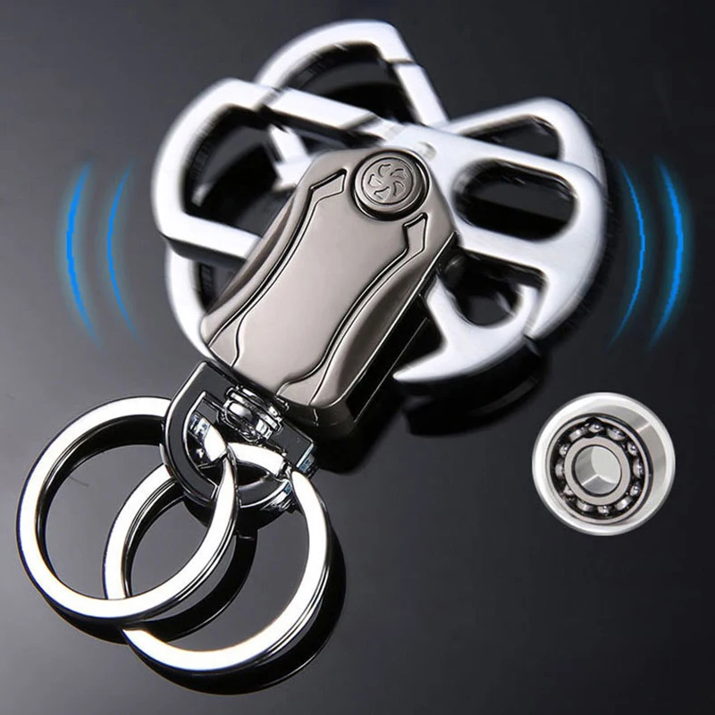 Rotating keychain multifunctional metal bottle opener key storage finger gyroscope key ring aluminum alloy keychain 1pcs
Rotating keychain multifunctional metal bottle opener key storage finger gyroscope key ring aluminum alloy keychain 1pcs