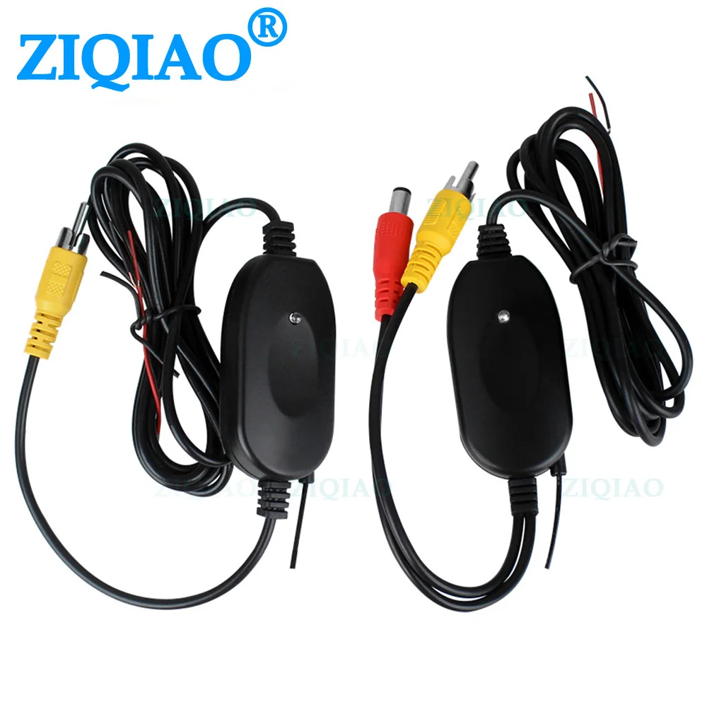 ZIQIAO Wireless Rear View Camera RCA Video Transmitter & Receiver Kit for Car Rearview Monitor FM Transmitter Receiver HS038
ZIQIAO Wireless Rear View Camera RCA Video Transmitter & Receiver Kit for Car Rearview Monitor FM Transmitter Receiver HS038