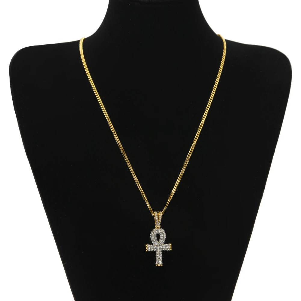 Europe Fashion Hip hop Iced Out Full Rhinestone Egyptian Ankh Key Pendant Necklace Unisex Night Club Essential Necklace Jewelry
Europe Fashion Hip hop Iced Out Full Rhinestone Egyptian Ankh Key Pendant Necklace Unisex Night Club Essential Necklace Jewelry