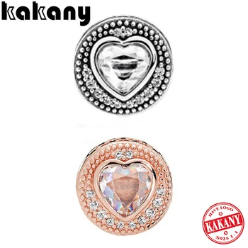 

Kakany 2020 New Original 1: 1 High Quality 100% S925 Sterling Silver Passionate Love Charm Fashion Charm Female Diy Jewelry
