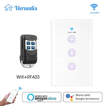 WiFi Smart Wall Light Switch Glass Panel RF433&Wi-Fi Smart Life Tuya APP Remote Control Works With Alexa Google Home led light
WiFi Smart Wall Light Switch Glass Panel RF433&Wi-Fi Smart Life Tuya APP Remote Control Works With Alexa Google Home led light