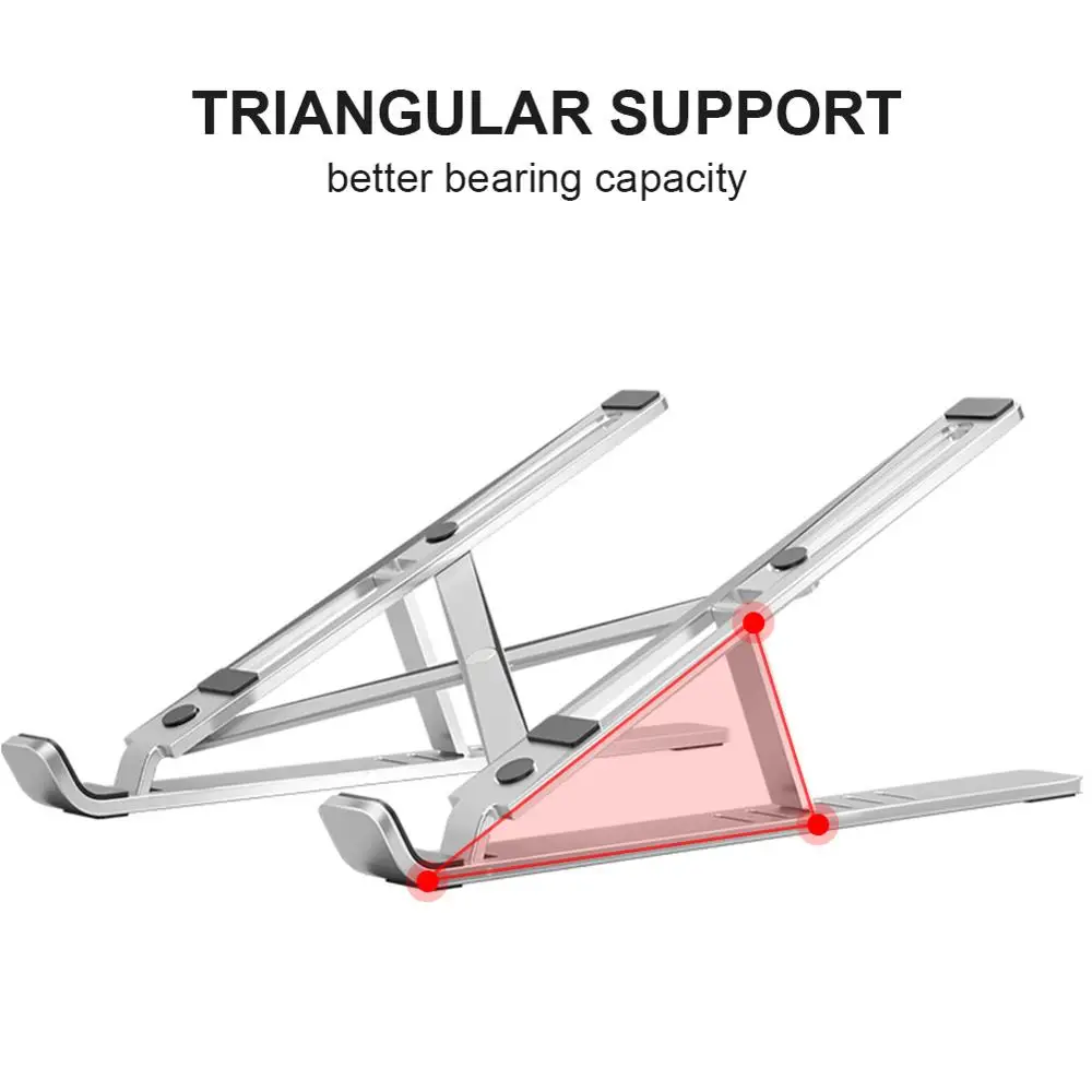 Foldable Portable Laptop Stand Holder Aluminium Adjustable PC Computer Notebook Tablet Stand Support Base for Macbook Pro Air
Foldable Portable Laptop Stand Holder Aluminium Adjustable PC Computer Notebook Tablet Stand Support Base for Macbook Pro Air