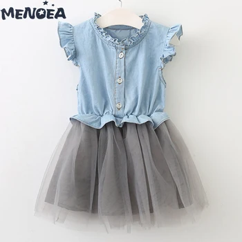 Menoea Girls Dresses New Fashion Children's Clothes Cute Sleeveless Baby Girls Denim Dress Kids Clothing Princess Dress For 3-7Y
Menoea Girls Dresses New Fashion Children's Clothes Cute Sleeveless Baby Girls Denim Dress Kids Clothing Princess Dress For 3-7Y