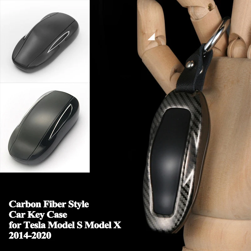1pc Carbon Fiber Style Car Key Case Cover Zinc Alloy Shell Protector Styling Car Accessories for Tesla Model S Model X 2014-2020
1pc Carbon Fiber Style Car Key Case Cover Zinc Alloy Shell Protector Styling Car Accessories for Tesla Model S Model X 2014-2020
