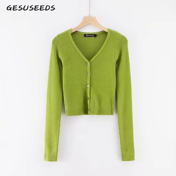 Fall Black Crop Cardigan Women Ladies Sweaters Button Up V Neck Long Sleeve Cute Sweaters Kwaii Crop Sweaters Korean Tops
Fall Black Crop Cardigan Women Ladies Sweaters Button Up V Neck Long Sleeve Cute Sweaters Kwaii Crop Sweaters Korean Tops