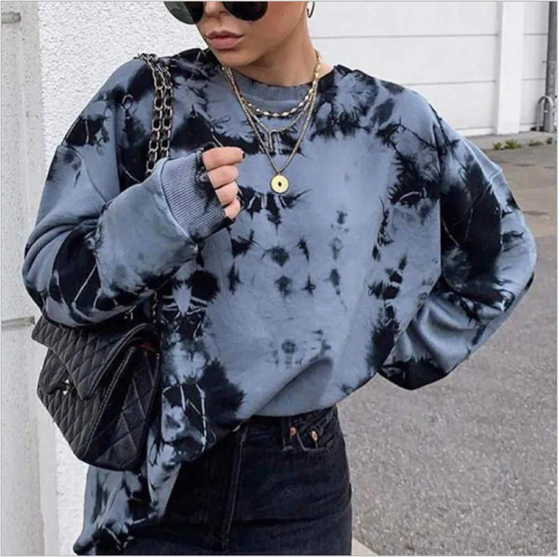 Loose Hoodie Women Tie Dye Printed Crew Neck Pullovers Tops Fall Casual Long Sleeve Plus Size Fit Sweatshirts Oversize Clothing
Loose Hoodie Women Tie Dye Printed Crew Neck Pullovers Tops Fall Casual Long Sleeve Plus Size Fit Sweatshirts Oversize Clothing
