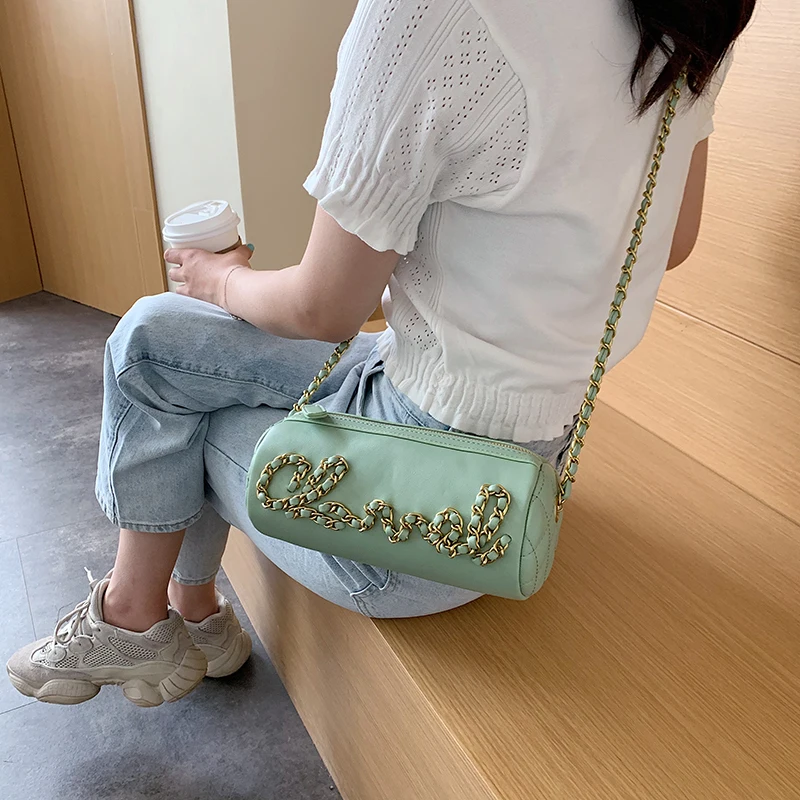 Luxury Women's Handbags Soft Shoulder Strap Leather Shoulder Bag Pillow Shape Mobile Phone Bags Cylindrical Women Crossbody Bags Luxury Women's Handbags Soft Shoulder Strap Leather Shoulder Bag Pillow Shape Mobile Phone Bags Cylindrical Women Crossbody Bags