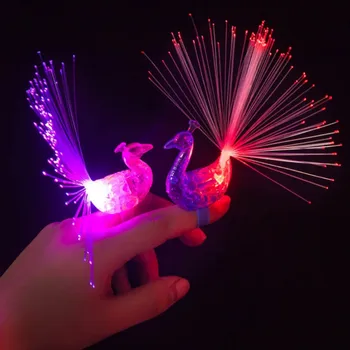 Peacock Finger Light Colorful LED Light-up Rings Party Gadgets Kids Intelligent Toy for Brain Development
Peacock Finger Light Colorful LED Light-up Rings Party Gadgets Kids Intelligent Toy for Brain Development