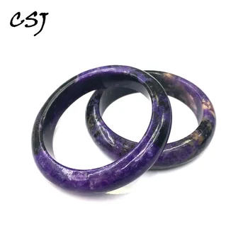 CSJ Natural Charoite Bangle 1 PC Fine Jewelry For Women Wedding Engagment Party For Gift
CSJ Natural Charoite Bangle 1 PC Fine Jewelry For Women Wedding Engagment Party For Gift