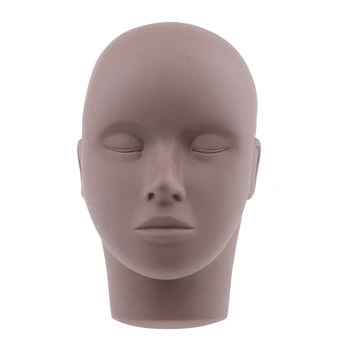 

Professional Soft Practice Training Head Cosmetology Mannequin Doll Face Head For Eyelashes Makeup Practicing