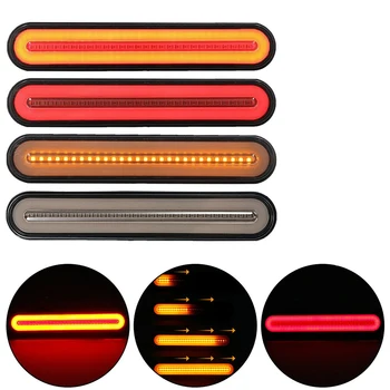 2Pcs 100-LED Waterproof 12-24V Truck Trailer LED Taillight Flowing Reverse Brake Turn Signal Rear Tail Light Car Truck Trailer
2Pcs 100-LED Waterproof 12-24V Truck Trailer LED Taillight Flowing Reverse Brake Turn Signal Rear Tail Light Car Truck Trailer