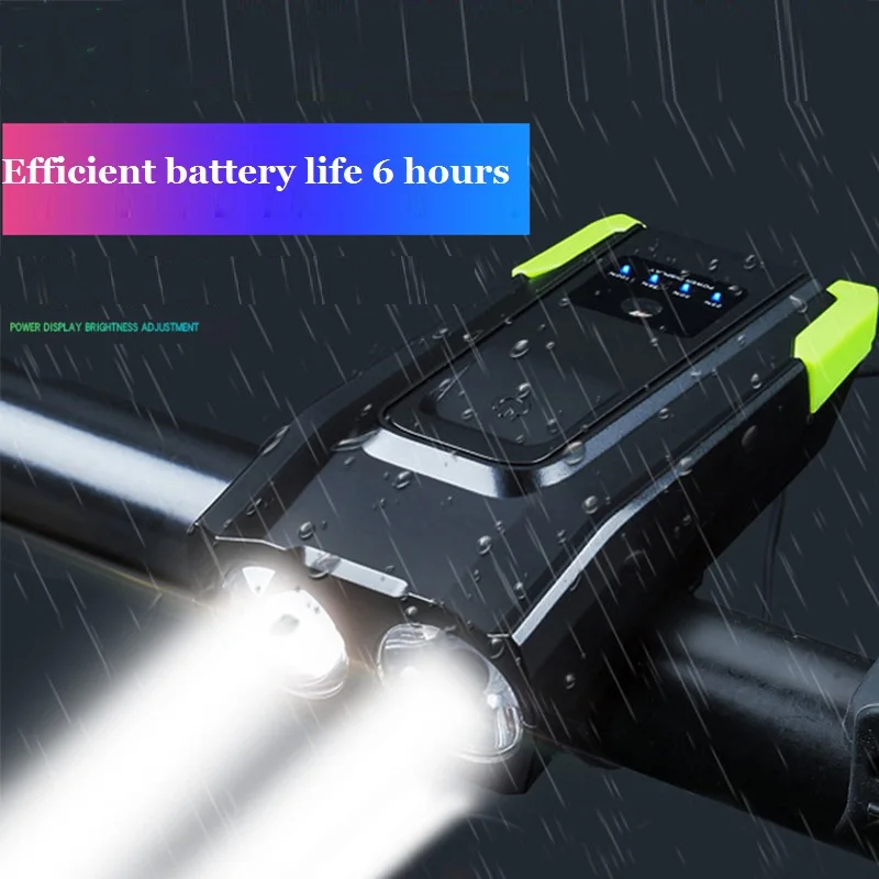 4000mAh Induction Bicycle Front Light USB Rechargeable Smart Headlight With Horn 800 Lumen LED Road Bike Lamp Cycle FlashLight
4000mAh Induction Bicycle Front Light USB Rechargeable Smart Headlight With Horn 800 Lumen LED Road Bike Lamp Cycle FlashLight