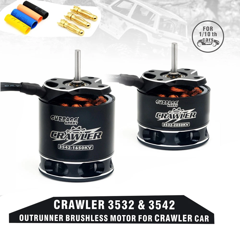 Surpass Hobby Brushless Motor 3532 3542 Crawler Outrunner for Axial SCX10 TRX-4 TRX-6 Tamiya 1/10 1/12 RC Car Crawler Climbing
Surpass Hobby Brushless Motor 3532 3542 Crawler Outrunner for Axial SCX10 TRX-4 TRX-6 Tamiya 1/10 1/12 RC Car Crawler Climbing