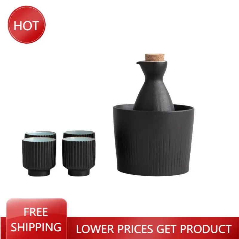 Black Wine Glasses Flat Bottom Japanese Vintage Drinkware Flask Sake Set Warmer Bottle Gift Set Petaca Alcohol Home Bar AA50JT
Black Wine Glasses Flat Bottom Japanese Vintage Drinkware Flask Sake Set Warmer Bottle Gift Set Petaca Alcohol Home Bar AA50JT