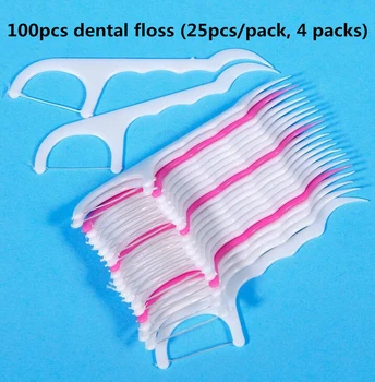 100pcs Dental Flosser Interdental Brush Clean Teeth Stick Toothpicks Floss Pick Oral Hygiene Tooth Dental Floss Oral Deep Clean 
100pcs Dental Flosser Interdental Brush Clean Teeth Stick Toothpicks Floss Pick Oral Hygiene Tooth Dental Floss Oral Deep Clean