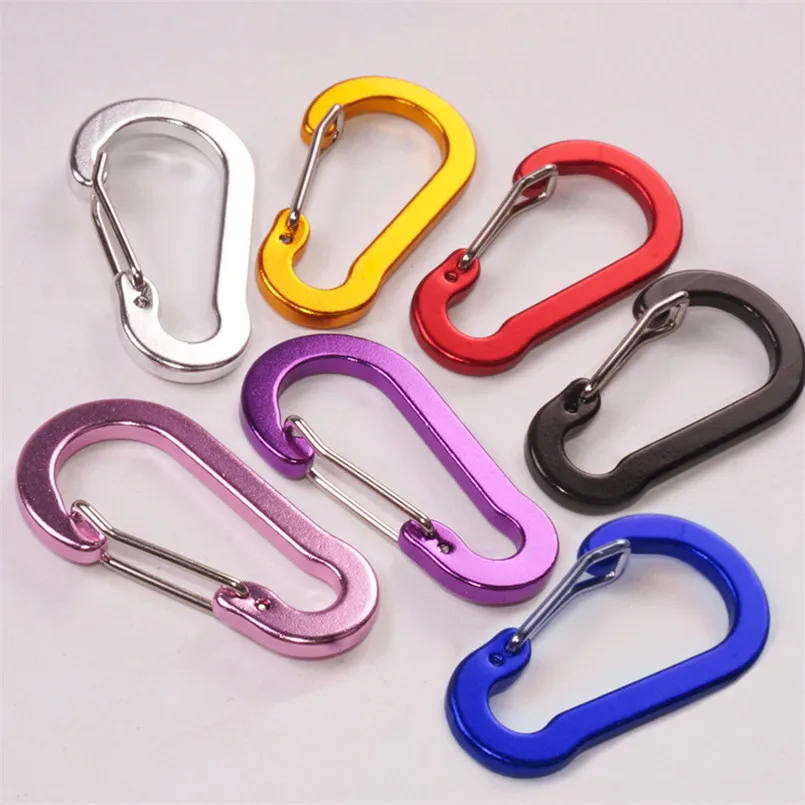 High Quality 6pcs/Set Aluminum Alloy Carabiner Keychain Outdoor Camping Climbing Snap Clip Lock Buckle Hook Fishing Tool 10Color
High Quality 6pcs/Set Aluminum Alloy Carabiner Keychain Outdoor Camping Climbing Snap Clip Lock Buckle Hook Fishing Tool 10Color