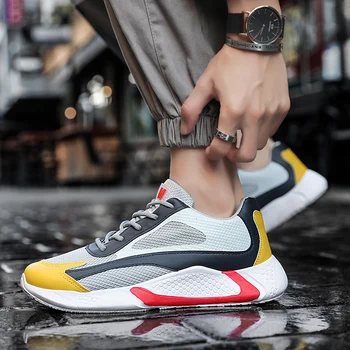 New Trend Men Walking Jogging Shoes Cheap Sport Shoes For Mens Comfortable Athletic Men Sneakers Mesh Summer Mens Designer Shoes 
New Trend Men Walking Jogging Shoes Cheap Sport Shoes For Mens Comfortable Athletic Men Sneakers Mesh Summer Mens Designer Shoes