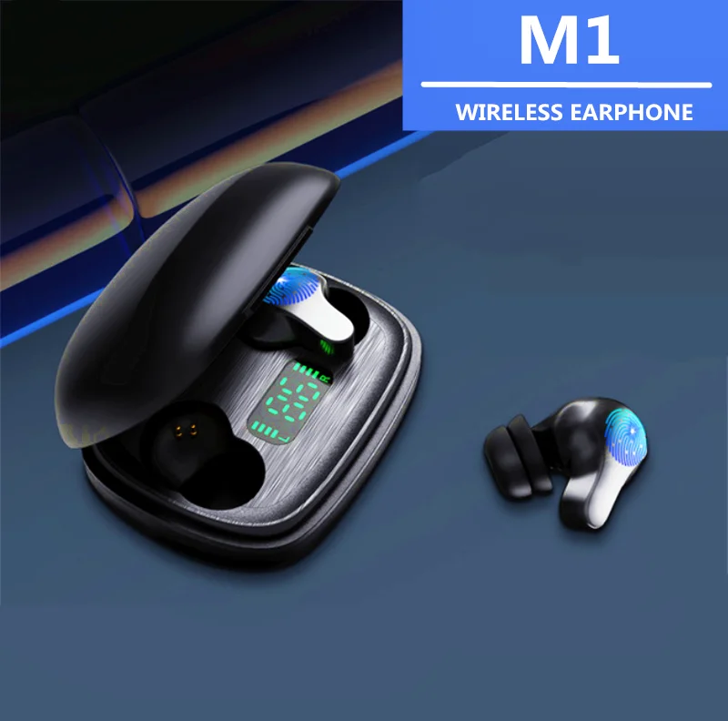 M1 tws Bluetooth Earphones HD Calling Headphone Wireless Headphones With Mic Touch Control Gaming Headset for Smart Phones
M1 tws Bluetooth Earphones HD Calling Headphone Wireless Headphones With Mic Touch Control Gaming Headset for Smart Phones